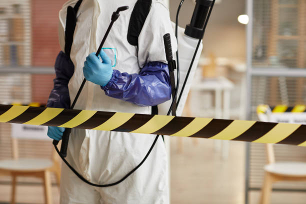 Professional Sewage Cleanup technician working in Troy, MO